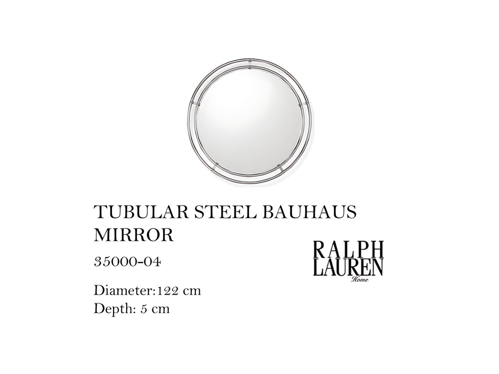 TUBULAR STEEL BAUHAUS MIRROR
