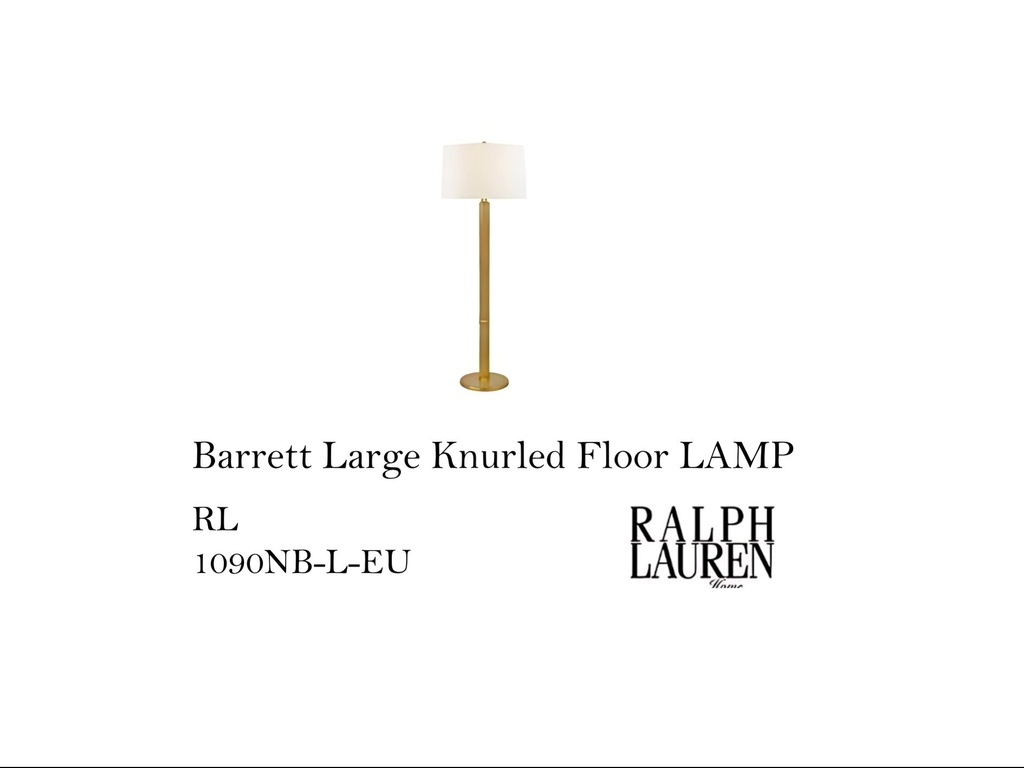 Barrett Large Knurled Floor LAMP