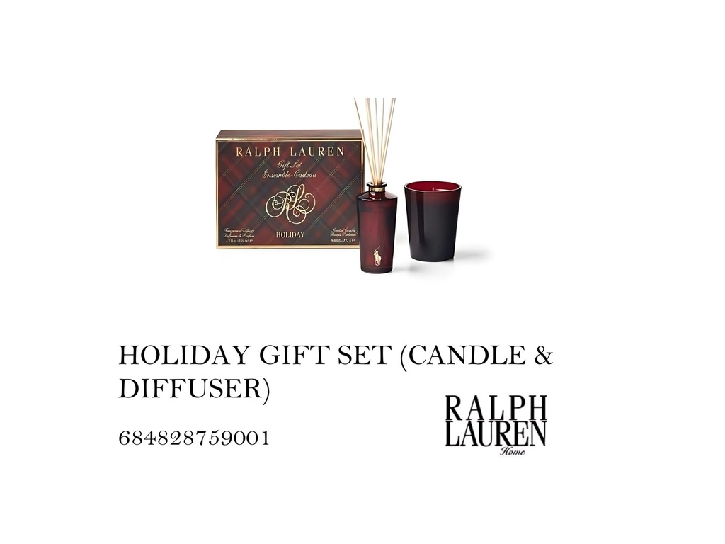 HOLIDAY GIFT SET (CANDLE & DIFFUSER)