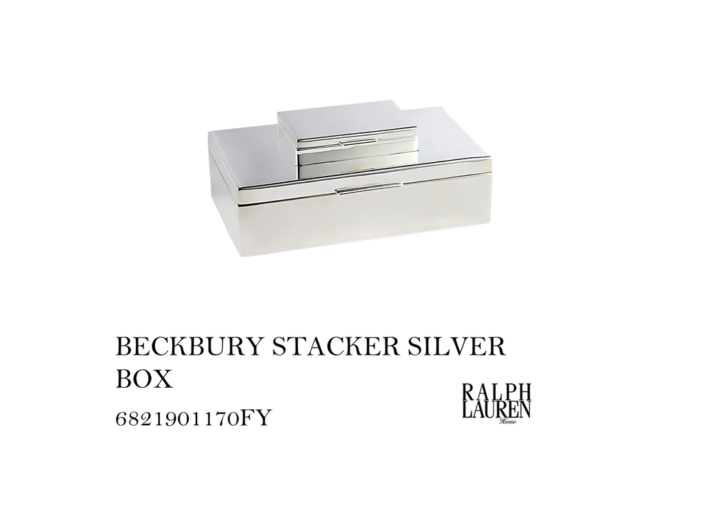 BECKBURY STACKER SILVER BOX