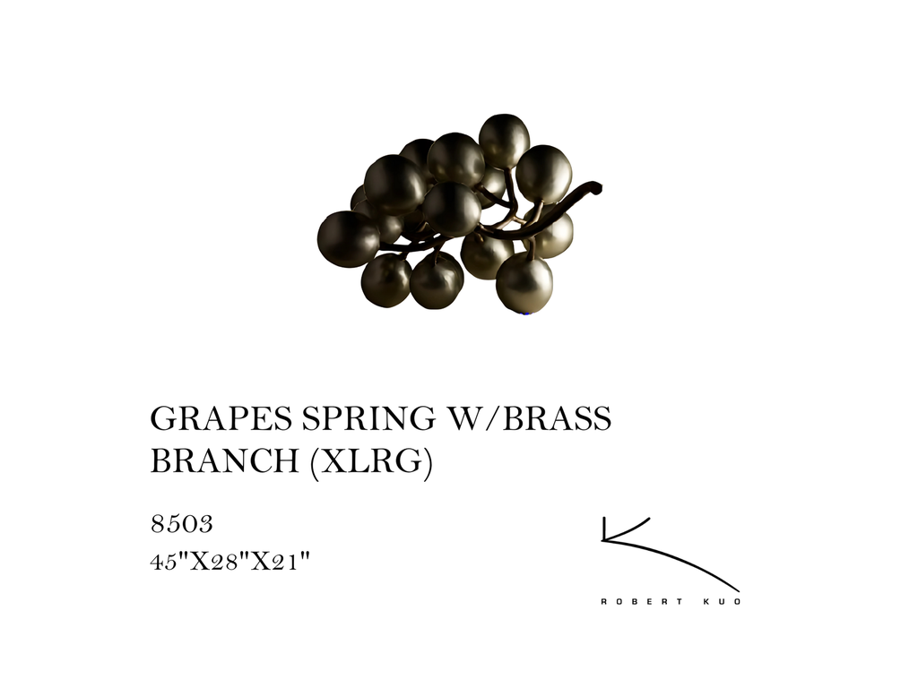 GRAPES SPRING W/BRASS BRANCH (XLRG)
