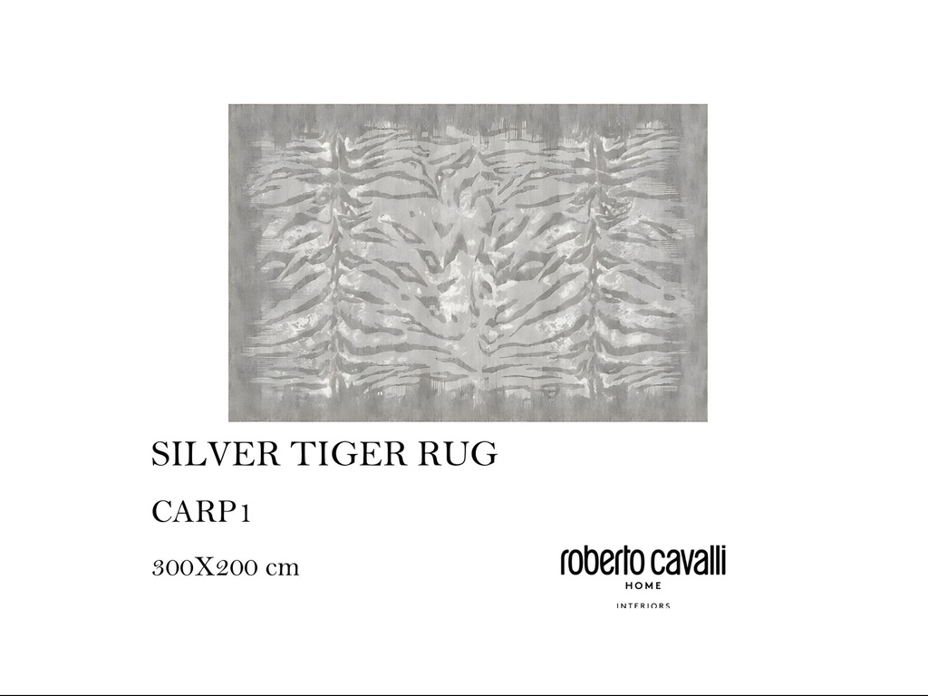 SILVER TIGER RUG