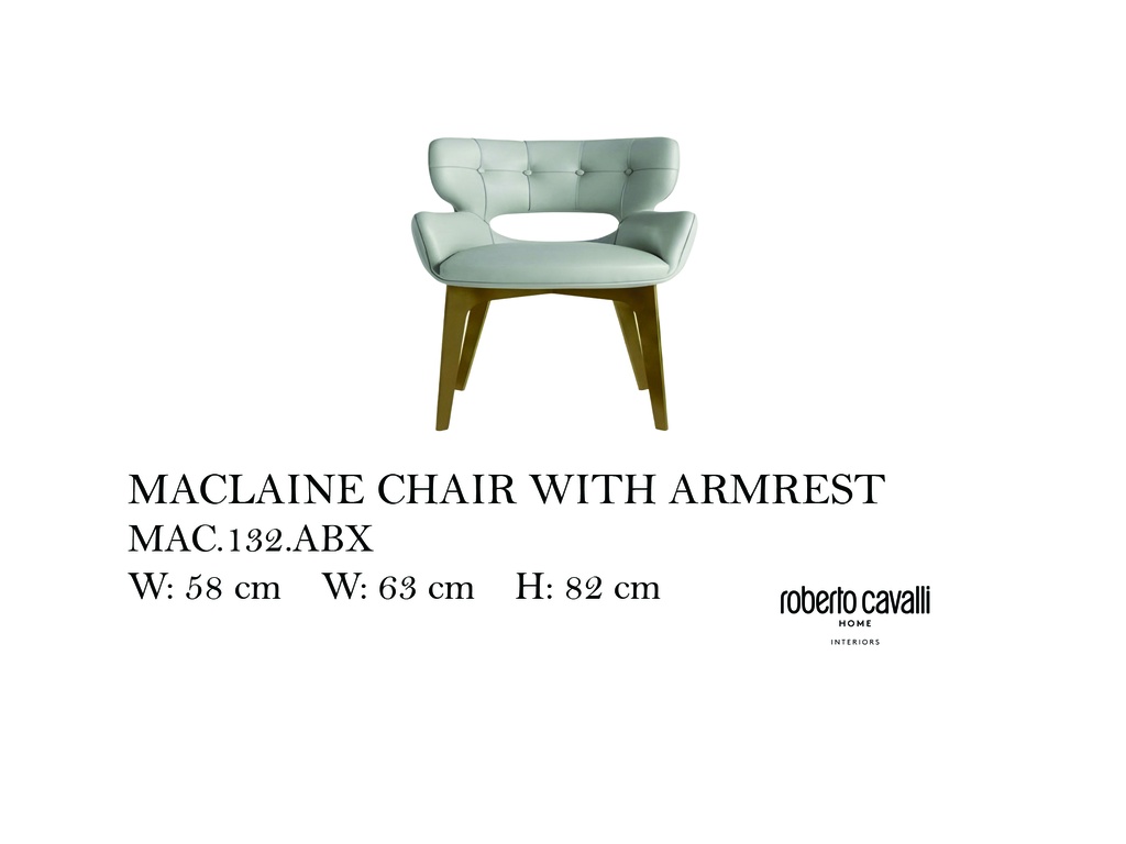 MACLAINE CHAIR WITH ARMREST