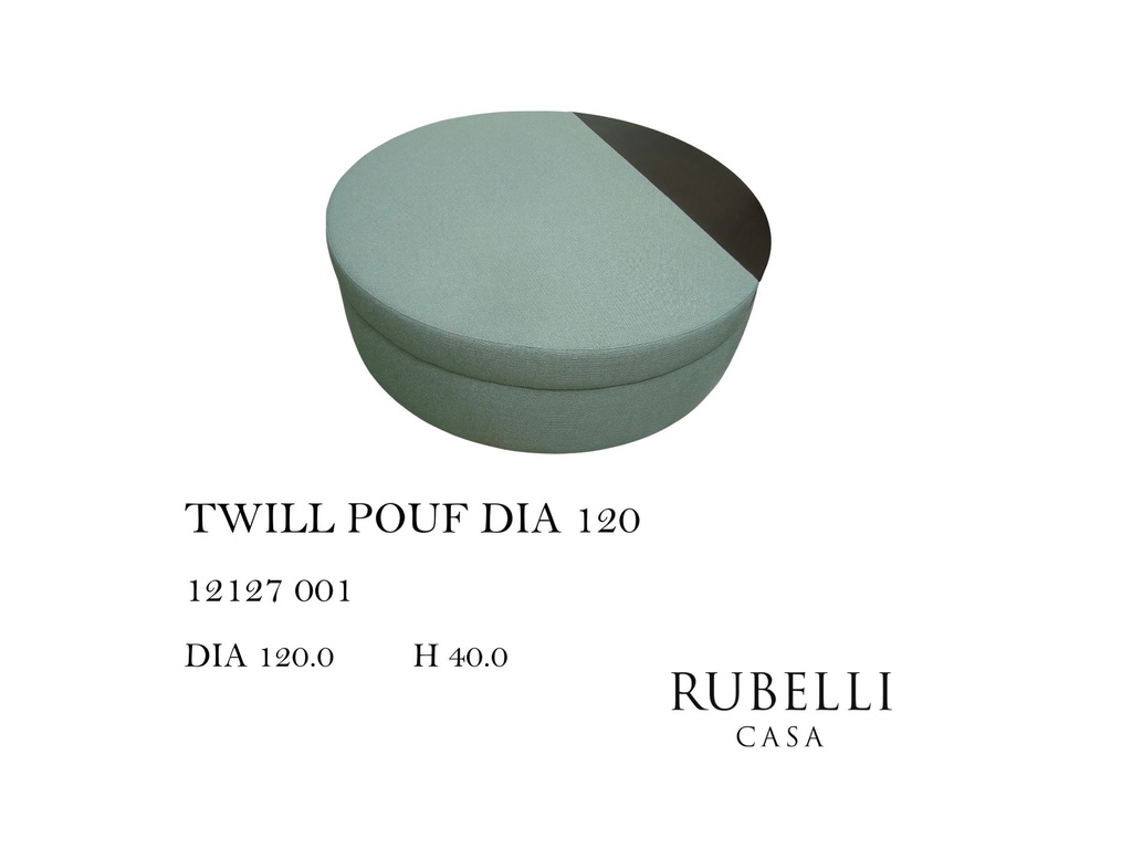 TWILL POUF DIA 120