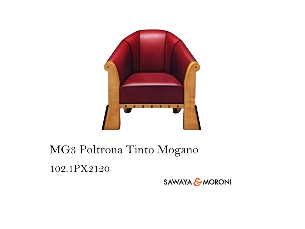 MG3 POLTRONA TINTO MOGANO