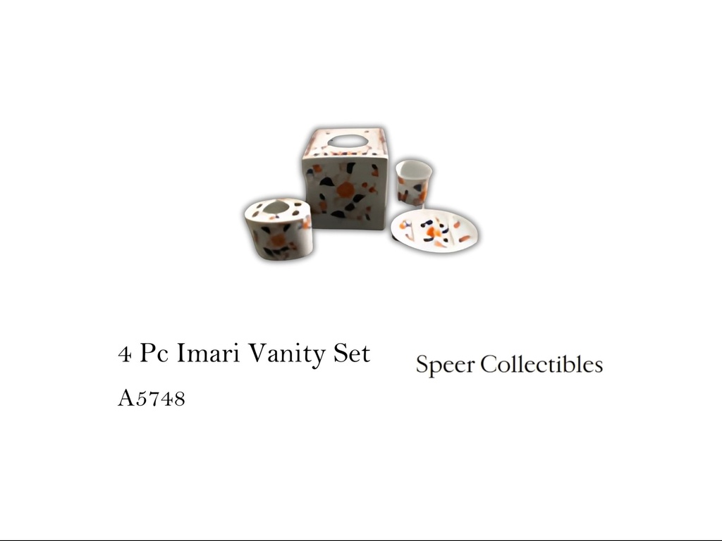 4 PC IMARI VANITY SET