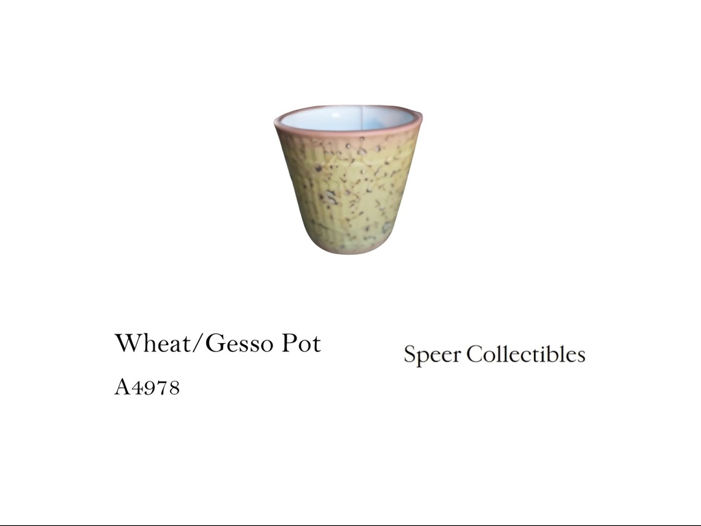 WHEAT/GESSO POT