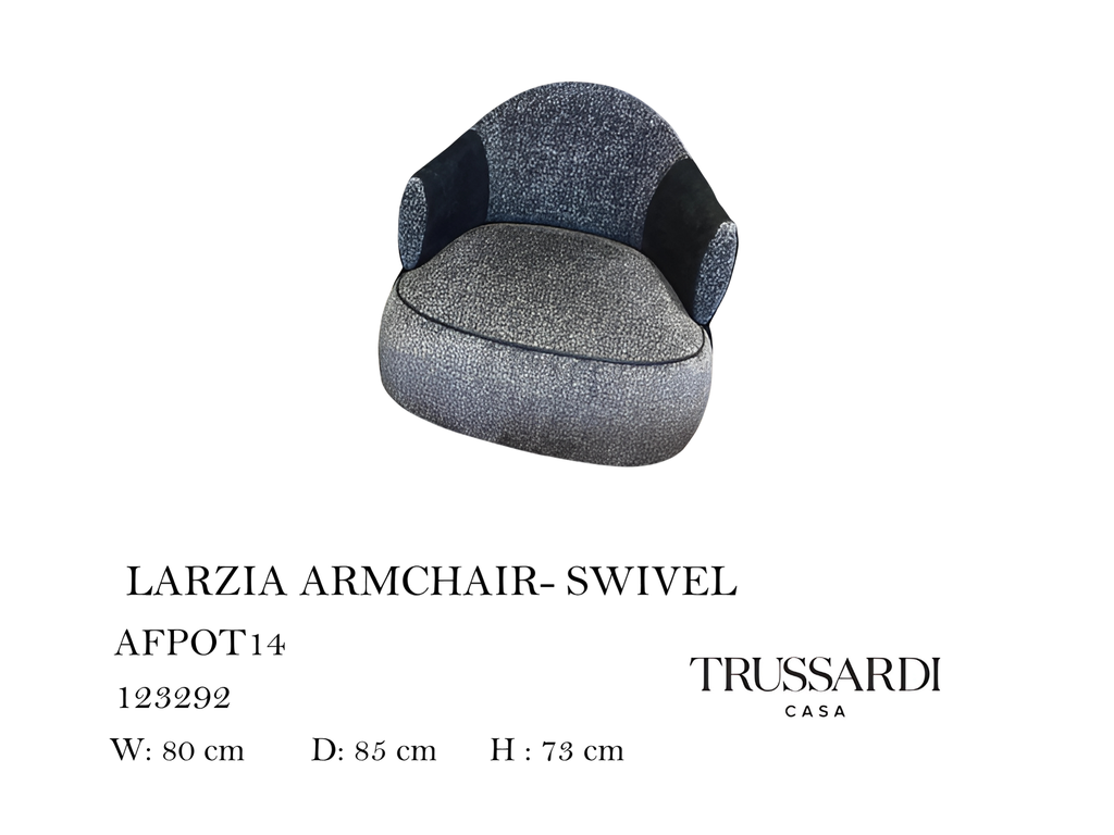 LARZIA ARMCHAIR- SWIVEL