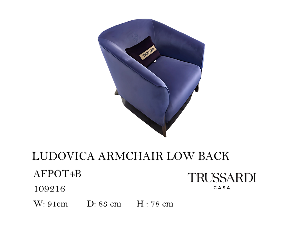 LUDOVICA ARMCHAIR LOW BACK