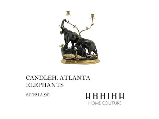 [MHT-001149] CANDLEH ATLANTA ELEPHANTS -BLK
