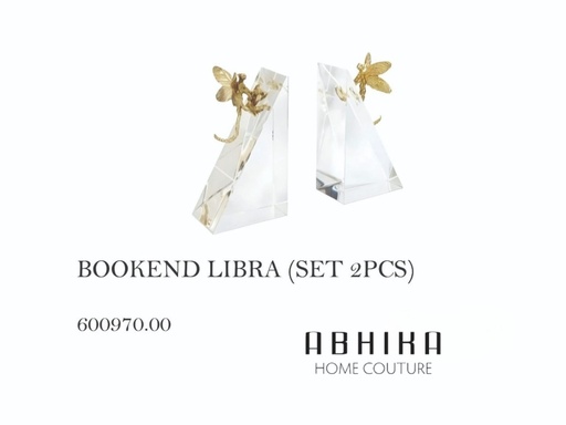 [MHT-001153] BOOKEND LIBRA (PAIR)