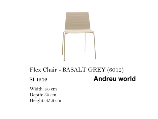[MHT-002307] FLEX CHAIR - TITANIUM FRAME