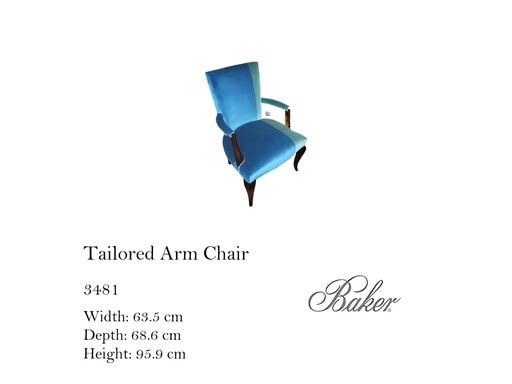 [MHT-001439] BARBARA BARRY TAILORED ARM CHAIR