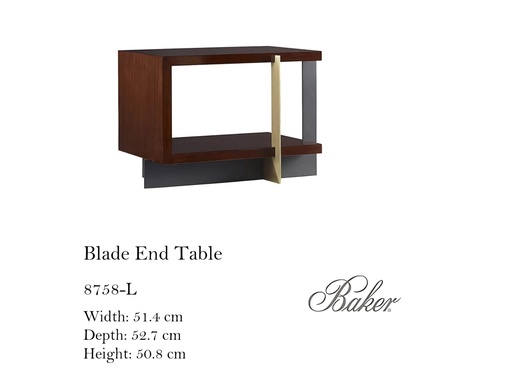 [MHT-001512] BLADE END TABLE - L