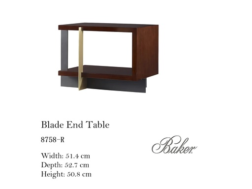 [MHT-001513] BLADE END TABLE - R