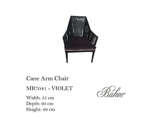 [MHT-001685] CANE ARM CHAIR