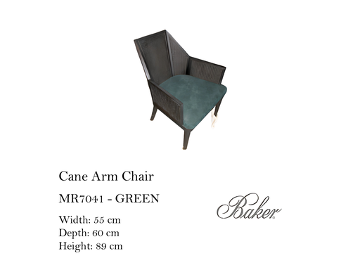 [MHT-001686] CANE ARM CHAIR