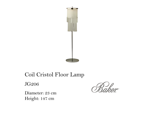 [MHT-002018] COIL CRISTOL FLOOR LAMP