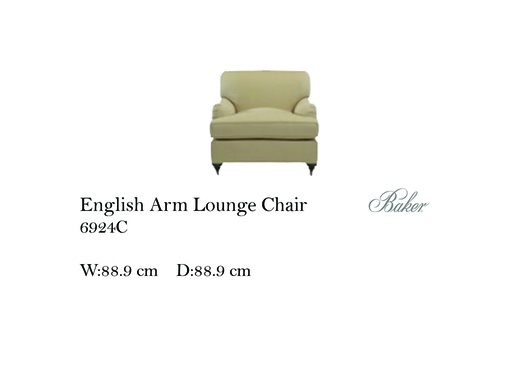 [MHT-002268] ENGLISH ARM LOUNGE CHAIR