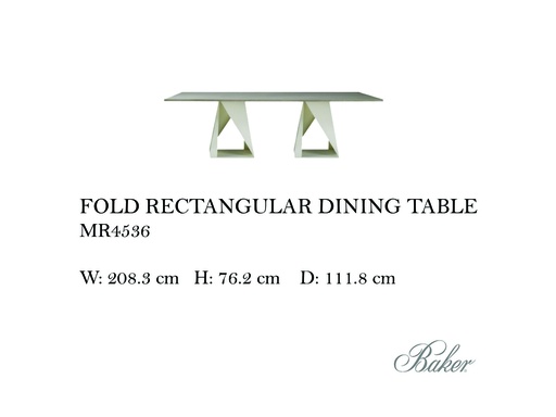 [MHT-002323] FOLD RECTANGULAR DINING TABLE