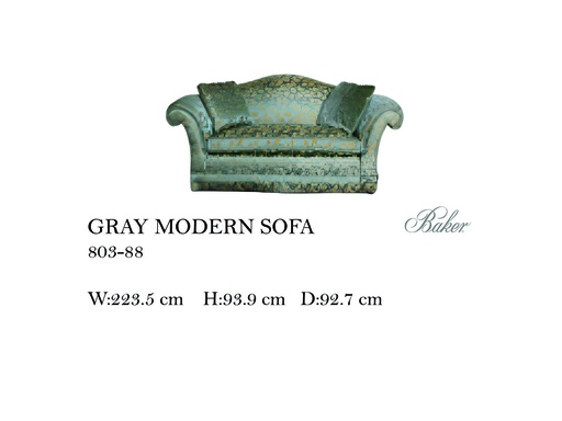 [MHT-002422] GRAY MODERN SOFA