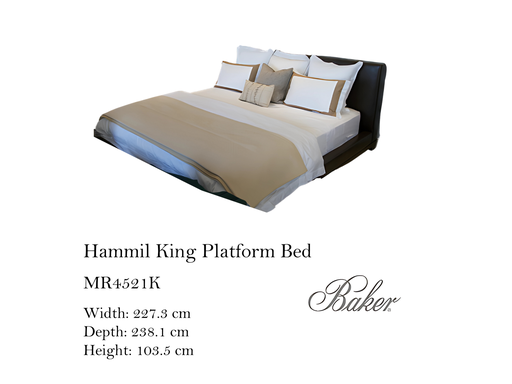 [MHT-002440] HAMMIL PLATFORM BED KING