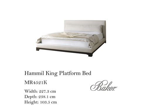 [MHT-002441] HAMMIL PLATFORM BED KING