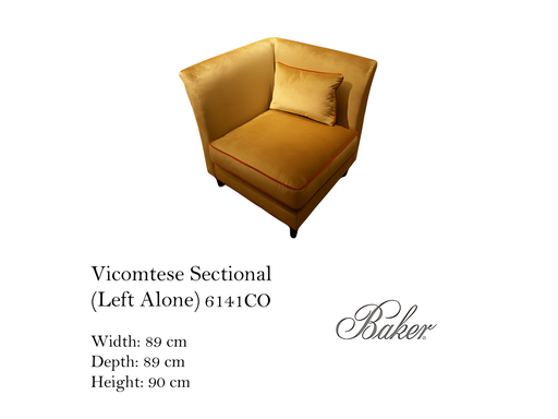 [MHT-002522] JACQUES GARCIA VICOMTESSE SECTIONAL (LEFT ALONE) SOFA
