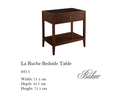 [MHT-002690] LEXICON LA RUCHE BEDSIDE TABLE