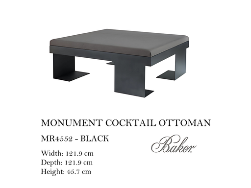 [MHT-002916] MONUMENT COCKTAIL OTTOMAN