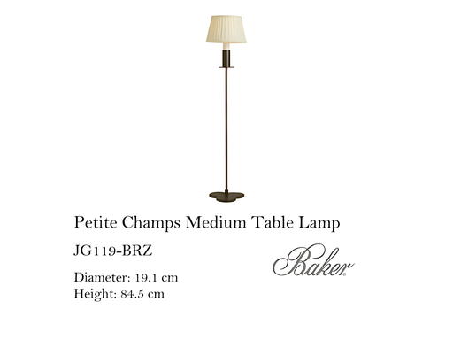 [MHT-003117] PETITE CHAMPS MEDIUM TABLE LAMP