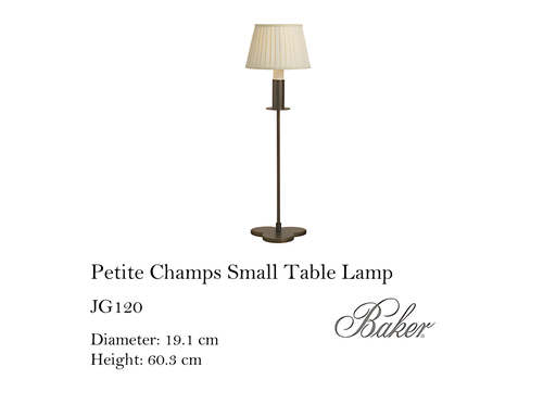 [MHT-003118] PETITE CHAMPS SMALL TABLE LAMP