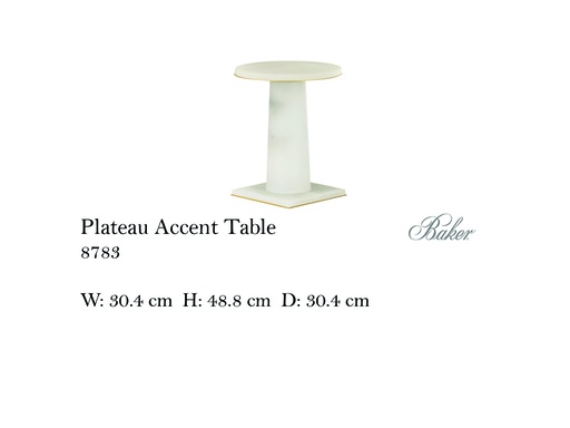 [MHT-003187] PLATEAU ACCENT TABLE - WHT
