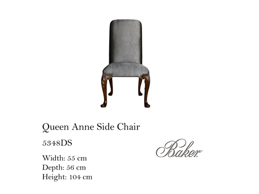 [MHT-003236] QUEEN ANN SIDE CHAIR STATELY HOMES