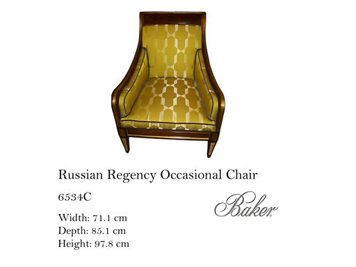 [MHT-003349] RUSSIAN REGENCY OCCASIONAL CHAIR