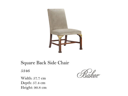 [MHT-003501] SQUARE BACK SIDE CHAIR