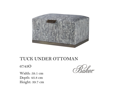 [MHT-003775] TUCK UNDER OTTOMAN BY BARBARA BARRY