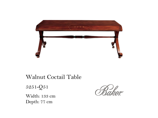 [MHT-003839] WALNUT COCTAIL TABLE