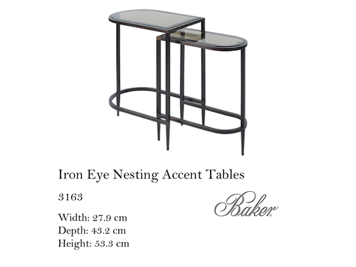 [MHT-004180] IRON EYE NESTING ACCENT TABLES
