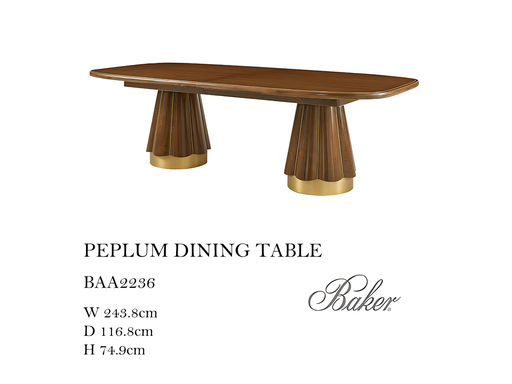 [MHT-004717] PEPLUM DINING TABLE