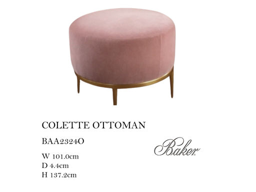 [MHT-004722] COLETTE OTTOMAN (PINK)