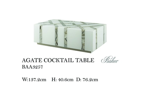 [MHT-004772] AGATE COCKTAIL TABLE