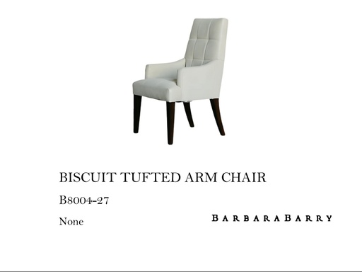 [MHT-001505] BISCUIT TUFFTED ARM CHAIR