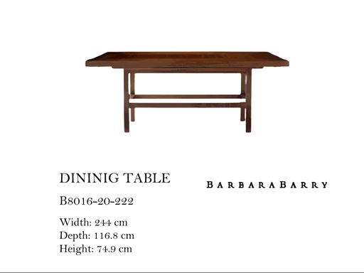 [MHT-002187] DINING TABLE