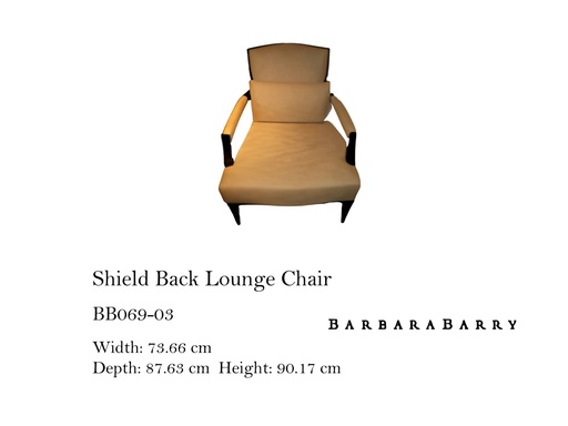 [MHT-003418] SHIELD BACK LOUNGE CHAIR
