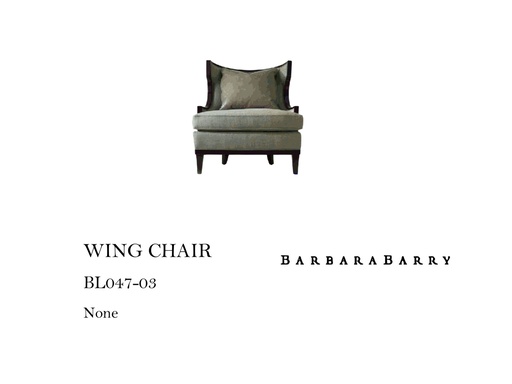 [MHT-003869] WING CHAIR