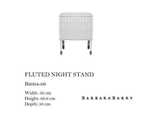 [MHT-003960] FLUTED NIGHT STAND