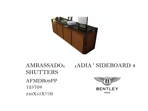 [MHT-000395] AMBASSADOR "MADIA" SIDEBOARD 4 SHUTTERS