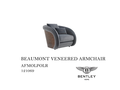 [MHT-000408] BEAUMONT VENEERED ARMCHAIR