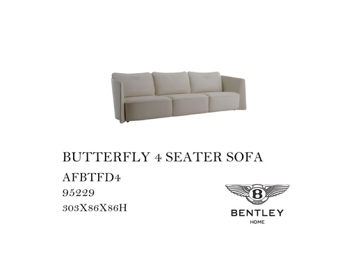 [MHT-000415] BUTTERFLY 4 SEATER SOFA